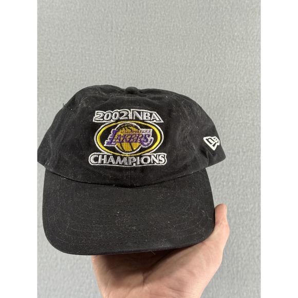 New Era Other - Vintage‎ 2002 Nike LA Lakers NBA Champions Hat black Strap back